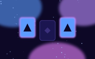 Pairs thumbnail: the game's pattern in blue and purple neon.