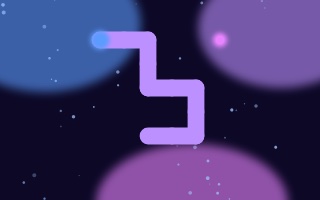 Snake thumbnail: the game's pattern in blue and purple neon.